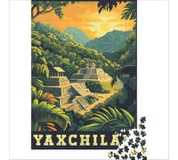 Yaxchilán in Mexico jigsaw puzzle 1000 | fun activity to enjoy with the family during the spring break at home without needing to go out to enjoy at home50x75cm