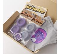 YAXI EARPADS for Koss PORTAPRO 2Pairs+Pouch ((Grey+Purple)+Pouch)