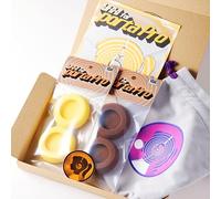 YAXI EARPADS for Koss PORTAPRO 2Pairs+Pouch ((Yellow+Brown)+Pouch)