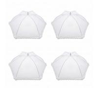 YAXIAO 4 Pcs Food Covers Mesh Pop Up 60cm Fly Covers for Food Net Cover Cake Cover Mesh Foldable Picnics Protectors from Flies for Party Outdoor BBQ Fruit Camping Reunion Simple Buffet Cake Dessert