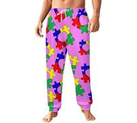 Yaxinduobao Heart Puzzle Autism Awareness Men's Sweatpants Jogger Lounge Pants for Women Athletic Bottom