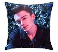 Yaxinduobao Noah Schnapp Pillow Case Custom Soft Square Cushion Decorative Pillow Cover with Hidden Zipper(18"x18")