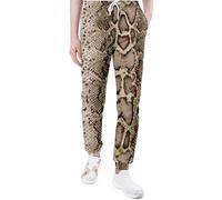 Yaxinduobao Snake Skin Python Pattern Men's Jogger Sweatpants with Pockets Athletic Lounge Pants for Workout Running