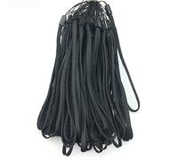 Yaxiny Hand Wrist Strap Lanyard for Cell Phone, USB Flash Drive, Mp3, Mp4, Mini Camera (50PCS, Black)