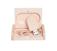 Yaxiny Maple Wood 2.0 2GB USB Flash Drive USB Disk Memory Stick with Wooden Box