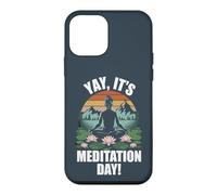 Yay, It's Meditation Day Product for Meditator | Meditation Case for iPhone 12 mini
