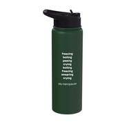 Yay Menopause Hot Flash Boiling Freezing Cry Funny Sarcasm Stainless Steel Insulated Water Bottle