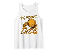 Yay Monday Sisyphus Sarcastic Humor for Work Tank Top