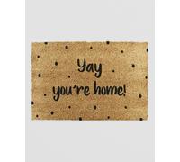 Yay You'Re Home Spotty Doormat