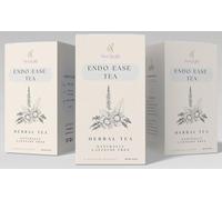 Yaya Health - Endo Ease Tea | Endometriosis Pain Relief, Decreases Heavy Menstrual Bleeding, Anti-inflammatory, Support for Cramps, Guaco, Mullein, Chamomile, 15 Pyramid Corn Fiber Teabags