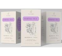 Yaya Health - Fertili-Tea, Helps To Enhance Fertility, Improve Hormone Imbalance, Uterus Health, Organic Fertility Tea, Red Clover, Peony, Dog Blood Bush, 15 Pyramid Teabags