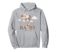 Yaya We Can Bearly Wait Baby Shower Bear Family Matching Pullover Hoodie