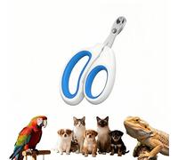 yayaboqu Upgraded Cat & Bearded Dragon Nail Clippers with 2mm Safety Guard - Stainless Steel Small Animal Nail Trimmer for Lizards, Rabbits, Birds | Prevents Cutting Quick, No Splitting