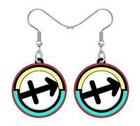 YAYAKO Acrylic Signs Of The Zodiac Earrings Jewelry 12 Constellations Dangle Earrings for Women Girls Beast Birthday Gifts Charms (Sagittarius Nov-23/Dec-23 M)