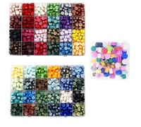 Yayatty Wax Beads for Wax Seal Stamp, 1300 PCS Sealing Wax Beads, Wax Seal Stamp Kit for Gift & Envelope Sealing, Wedding Invitation