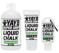 YAYB LIQUID CHALK ROSIN FREE | WHITE LABEL EDITION | Powerful Grip Formula | Sweat-Free Hands | Rock Climbing | Bouldering | Weight Lifting | Power Lifting | Bodybuilding (1x 250ml)
