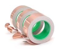 YAYDAFSHSAI Copper Tape, Copper Foil Tape Double Sided Conductive Self Adhesive Multi Sizes Multi Thicknesses(0.8CM wide x 50 meters long)