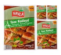 Yayla Pastry Threads Kadayif 500 Gram x 4 Packs by Pufai Grocery