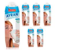 Yayla Yoghurt Drink Natural 1000 Ml x 6 Pieces
