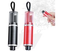YAYNO 2 Pieces 2-in-1 Seat Belt Cutter Emergency Hammer Car Safety Hammer Multifunctional Belt Cutter Emergency Hammer with Belt Cutter for Car and Buses (Black + Red)