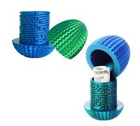 YAYNO Labyrinth Box for Money Puzzle Gift Box 3D Labyrinth Box Puzzle Gift Packaging Maze Puzzle Money Box for Small Items Money Gift Funny Gift Idea for Banknotes & Coins for Easter