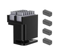 YAYNO P1/X1 Series Brush + 4-Piece Silicone Nozzle Brush Head Set, Heated Bed Nozzle Cleaning Tool, Plug-in-Play Cleaning Tool, 3D Printer Accessories for Bambulab P1S/P1P/X1C/X1E 3D Printers