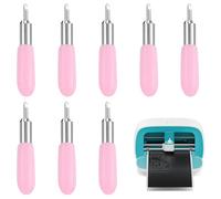 YAYNO Pack of 8 Cutting Blades for Cricut Joy Cutting Plotter Blades Precise Knife Replacement Blades Compatible Cutting Machine Cricut Joy with 30 Degree Fine Tip Ideal for Paper Vinyl Fabrics Film
