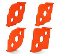 YAYODS 4PCS Router Jig Router Templates, Corner Routing Templates for Woodworking, High Hardness ABS+CNC Rounded Corners Corners Router R5 R10 R15 R20 R25 R30 R35 R40