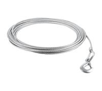 YAYODS Winch Cable Replacement, 3/8" x 49' Steel Cable Winch Rope, 8818 lbs Working Load & 9920 lbs Breaking Strength, Hot-Dip Galvanized Winch Line for ATV, Boat, Truck, Off-Road Vehicle Towing