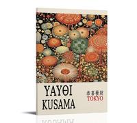 Yayoi Kusama Classic Paintings Posters Canvas Print Aesthetic Wall Art Modern Home Decor for Bedroom Living Room 12x18inch(30x45cm) Frame-style