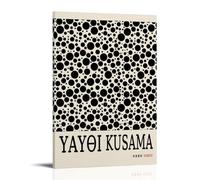 Yayoi Kusama Classic Paintings Posters Canvas Print Aesthetic Wall Art Modern Home Decor for Bedroom Living Room 20x30inch(50x75cm) Frame-style