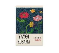 Yayoi Kusama Classic Paintings Posters Canvas Print Aesthetic Wall Art Modern Home Decor for Bedroom Living Room 12x18inch(30x45cm) Unframe-style