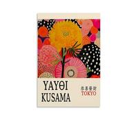 Yayoi Kusama Classic Paintings Posters Canvas Print Aesthetic Wall Art Modern Home Decor for Bedroom Living Room 08x12inch(20x30cm) Unframe-style