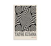 Yayoi Kusama Classic Paintings Posters Canvas Print Aesthetic Wall Art Modern Home Decor for Bedroom Living Room 24x36inch(60x90cm) Unframe-style