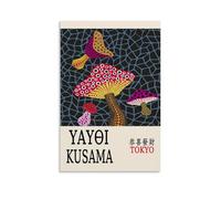 Yayoi Kusama Classic Paintings Posters Canvas Print Aesthetic Wall Art Modern Home Decor for Bedroom Living Room 12x18inch(30x45cm) Unframe-style