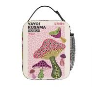 Yayoi Kusama Mushroom Accessories Insulated Lunch Bags for Women Food Container Reusable All Season Thermal Cooler Bento Box