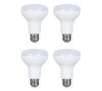 yayutelight 4-Pack R63 LED Light Bulb, 60W Equivalent Warm White 3000K Dimmable LED Light Bulb, 850lm, E27 Medium Base