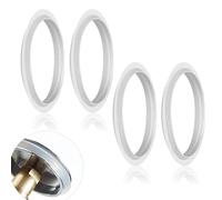 YAZANY 4Pcs Sink Plug Rubber Seal,Bath Plug Seal Bath Plug Replacement O-Rings Seal Rubber Bathroom Pop Up Sink Plugs Replacement Wash Basin Drain Plug 31/38mm