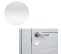 YAZANY Key Hole Cover Plate, 2Pcs Repair Escutcheon Door Lock Cover Door Plate, Blank Self Adhesive Fix Satin Stainless Steel 15mm Diameter