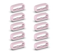 Yazhuq 10 Pieces Silicone Fastener Ring 18mm /20mm /22mm Wristband Keeper Smartwatch Strap Retainer Holder Replacement Accessory