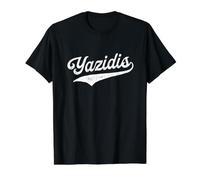 Yazidis - Retro Collegiate Nostalgic Sports University Style Value Graphic T-Shirt, Men, Black, M