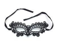 YAZILIND Lace Rhinestone Fox Halloween Masquerade Costume Party Mask Mardi Gras Evening Prom Party Masks(Red)