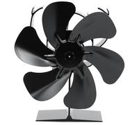 Stove fan log burner fan wood burner fans 6 blades small stove fan heated powered fireplace fan Eco wood stove fan for wood/log burner/fireplace