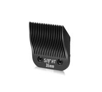 YAZIYIR 5/8HT Detachable Dog Grooming Steel Blades - Compatible with Andis, Oster A5, Wahl KM-10 Series - 5/8-Inch (16mm) Cut Length (Black)