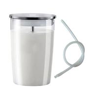 YAZOHFEY Clear Glass Milk Container,16.9 oz. Glass Milk Storage Container for Jura Automatic Coffee Machines