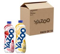 YAZOO Banana & Strawberry Milkshake 1 Litre Bundle (Pack of 12)