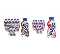Yazoo Chocolate and Strawberry Milkshake Bundle 300 ml (Pack of 24) Ready To Drink Flavoured Milk Drinks Lunchbox Size, High in Protein and Calcium