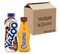 YAZOO Chocolate & Chocomel Variety Bundle (Pack of 40)