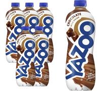 YAZOO Chocolate Milkshake Milk Drink, High in Protein & Calcium, 1 Litre (Pack of 6)