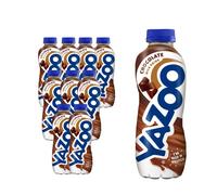 YAZOO Chocolate Milkshake Milk Drink, High in Protein & Calcium, 400 ml (Pack of 10)